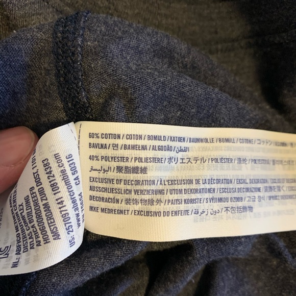 Abercrombie & Fitch Heather Blue tee - Picture 5 of 5